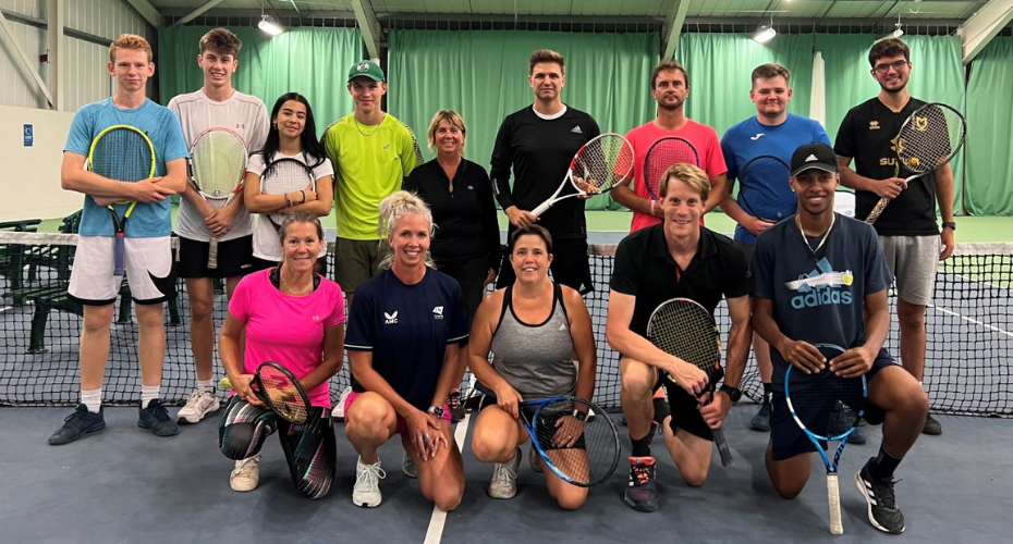 adult tennis coaching