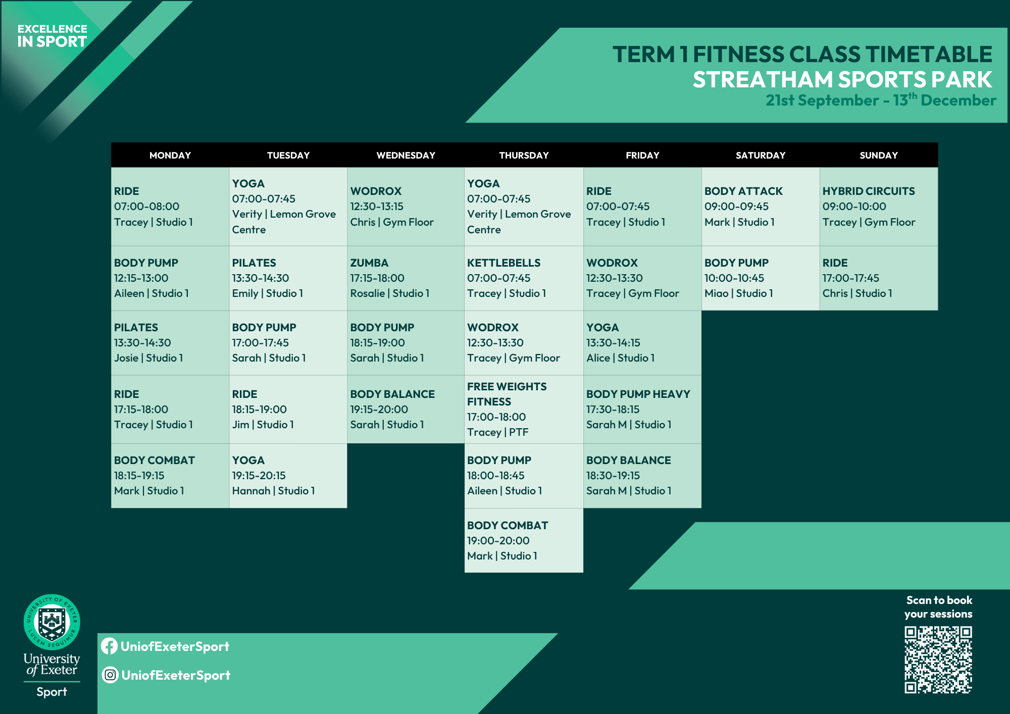 Streatham Term 1 fitness timetable 2026 png
